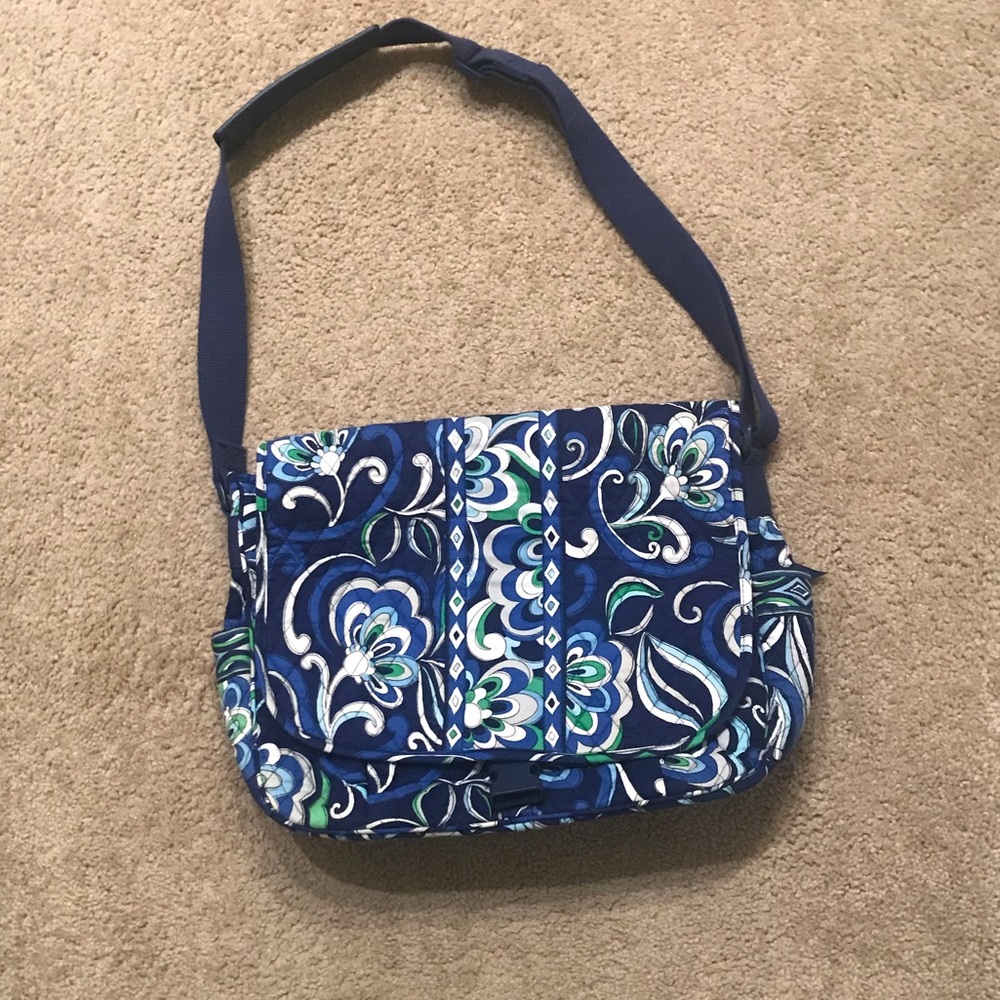 Vera Bradley messenger bag, Mediterranean Blue